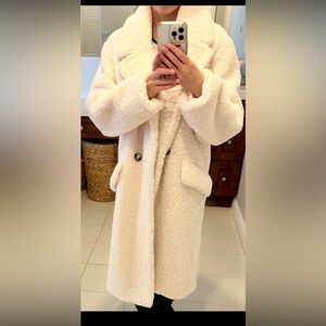 Mango Cream Teddy Jacket
